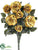 Rose Bush - Mustard - Pack of 6