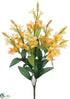 Silk Plants Direct Snapdragon Bush - Yellow Cream - Pack of 12