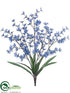 Silk Plants Direct Tweedia Flower Bush - Blue - Pack of 12