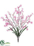 Silk Plants Direct Tweedia Flower Bush - Pink Two Tone - Pack of 12