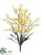 Silk Plants Direct Tweedia Flower Bush - Yellow Two Tone - Pack of 12