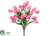 Silk Plants Direct Tulip Bush - Pink - Pack of 24