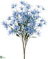 Silk Plants Direct Tweedia Bush - Blue - Pack of 12