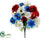 Cherry Blossom, Poppy, Daisy Bush - Mixed - Pack of 12