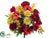 Peony, Daisy, Dahlia Bush - Red Yellow - Pack of 6