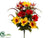 Bird of Paradise, Hibiscus, Amaryllis, Astilbe Bush - Orange Red - Pack of 6