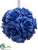 Rose Kissing Ball - Blue - Pack of 6