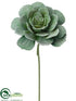 Silk Plants Direct Echeveria Bouquet Pick - Green Gray - Pack of 24