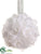 Rose Ball - White - Pack of 12