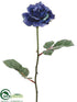 Silk Plants Direct Rose Spray - Blue - Pack of 12