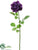 Silk Plants Direct Rose Spray - Purple - Pack of 12