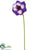 Silk Plants Direct Anemone Spray - Purple - Pack of 12