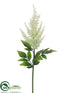 Silk Plants Direct Astilbe Spray - White - Pack of 12