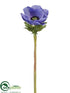 Silk Plants Direct Anemone Spray - Helio - Pack of 12