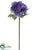 Silk Plants Direct Anemone Spray - Amethyst Cream - Pack of 12