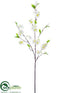 Silk Plants Direct Apple Blossom Spray - White - Pack of 12