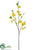 Silk Plants Direct Apple Blossom Spray - Yellow - Pack of 12