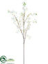 Silk Plants Direct Blossom Spray - White - Pack of 6