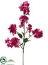 Silk Plants Direct Bougainvillea Spray - Fuchsia - Pack of 6