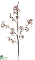 Silk Plants Direct Cherry Blossom Spray - Pink Cream - Pack of 12