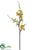 Silk Plants Direct Cherry Blossom Spray - Yellow Gold - Pack of 12