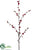 Plum Blossom Spray - Red - Pack of 12