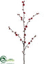 Silk Plants Direct Plum Blossom Spray - Red - Pack of 12