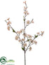 Silk Plants Direct Cherry Blossom Spray - Pink Soft - Pack of 12