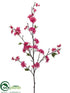 Silk Plants Direct Cherry Blossom Spray - Pink - Pack of 12