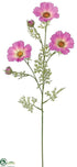 Silk Plants Direct Cosmos Spray - Rubrum - Pack of 12