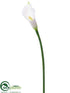 Silk Plants Direct Calla Lily Spray - White - Pack of 12