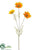 Silk Plants Direct Cosmos Spray - Orange - Pack of 12