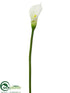 Silk Plants Direct Calla Lily Spray - White - Pack of 12