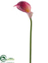 Silk Plants Direct Calla Lily Spray - Boysenberry Cream - Pack of 12