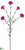 Carnation Spray - Fuchsia - Pack of 12