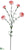 Silk Plants Direct Carnation Spray - Cream - Pack of 12