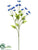 Silk Plants Direct Cosmos Spray - Blue - Pack of 12