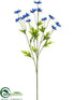 Silk Plants Direct Cosmos Spray - Blue - Pack of 12