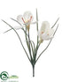 Silk Plants Direct Crocus Spray - White - Pack of 12