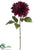 Verona Dahlia Spray - Eggplant Two Tone - Pack of 12