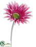 Silk Plants Direct Gerbera Daisy Spray - Cerise - Pack of 12