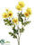 Daisy Spray - Yellow - Pack of 12