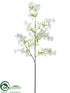 Silk Plants Direct Dogwood Spray - White - Pack of 12