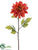 Dahlia Spray - Rust - Pack of 12