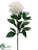 Dahlia Spray - White - Pack of 12