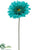 Gerbera Daisy Spray - Teal Blue - Pack of 6