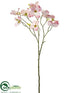 Silk Plants Direct Dogwood Spray - Pink - Pack of 12