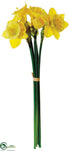 Silk Plants Direct Daffodil Bundle - Yellow - Pack of 12