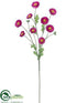 Silk Plants Direct Aster Daisy Spray - Boysenberry - Pack of 12