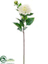 Silk Plants Direct Dahlia Spray - Cream - Pack of 12